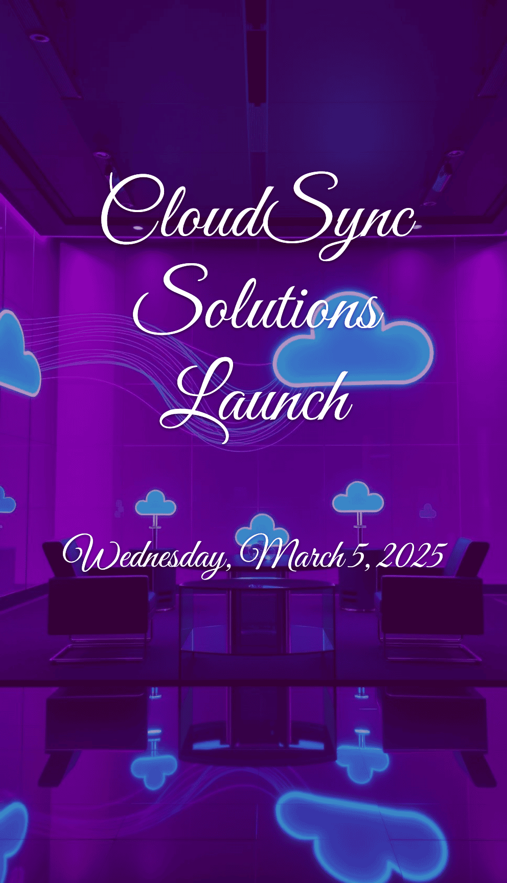Tech Startup Launch Flyer