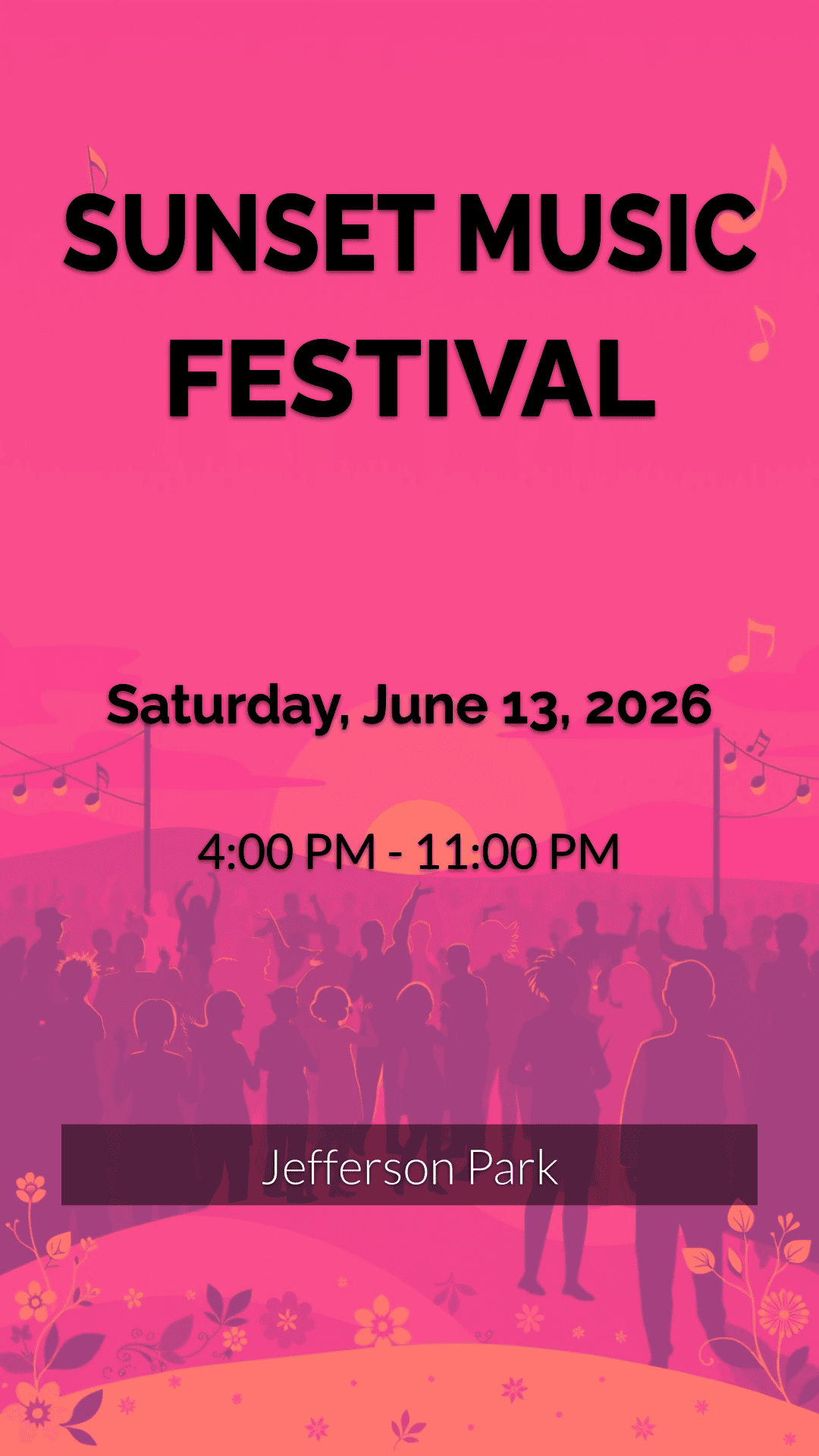 Summer Music Festival Poster