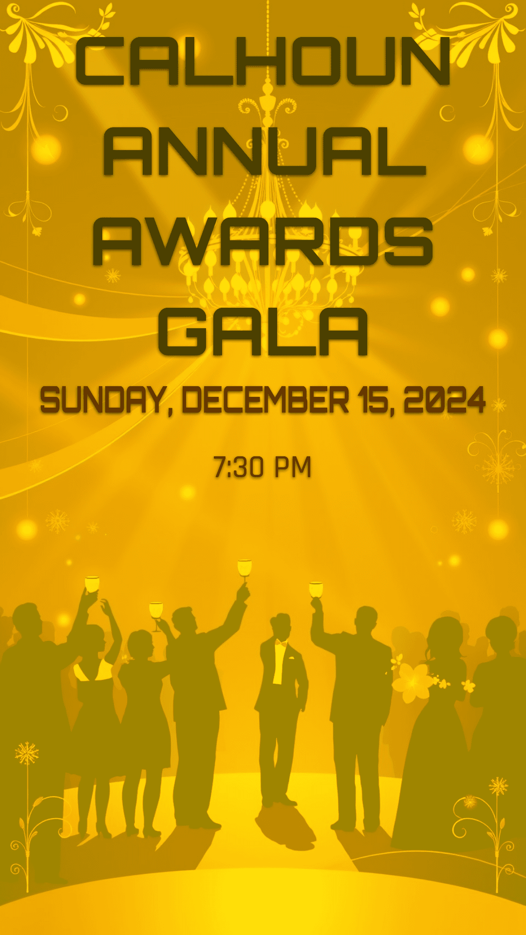 Annual Company Awards Gala Flyer Example
